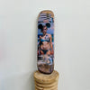 14. 'My Crew' David Bromley customised skateboard deck. 78 x 20cm