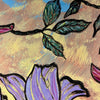 'Velvet Blooms II' David Bromley. Acrylic on canvas. 60 x 90cm