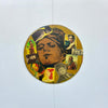 1. 'Scorpio' David Bromley customised skim board. 59cm diameter