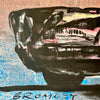'Sunday Drive' David Bromley. Acrylic and oil on canvas. 120 x 150cm