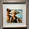 'Little Sailors II' David Bromley. AI generated print on art paper. 35 x 33cm (54 x 52cm frame size)