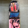 10. 'Panther' David Bromley customised skate board deck. 79 x 20cm