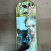 12. 'Barbarella' David Bromley customised skateboard deck. 79 x 20cm
