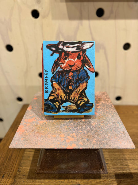 'Thumper the Bunny' David Bromley, Acrylic on Canvas, 23cm x 16cm