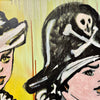 'The Dress Up Box' David Bromley. Acrylic on canvas. 150 x 150 cm