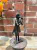 'Pinwheel' David Bromley. Cast bronze mini maquette with base.  Edition Ap. 27cm height.