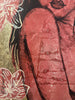 'Allie'. David Bromley. Acrylic on canvas with gold leaf gilding. 150cm x 120cm.