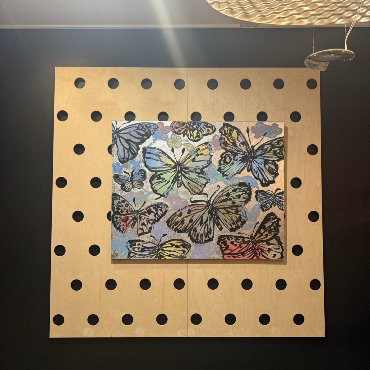 Summer Butterflies on Silver