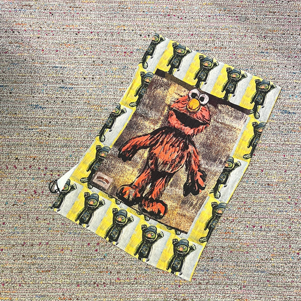 'ELMO' LINEN TEA TOWEL BY DAVID BROMLEY