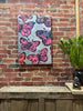 'Vibrant Sunset' David Bromley, Acrylic on Canvas with Silver leaf gilding, 90cm x 60cm