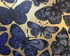'Midnight Butterflies' David Bromley, Acrylic on canvas with gold leaf gilding, 150cm x 120cm