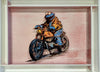 'Cookie Monster Sunday Ride' Sesame Street x Bromley, Framed Paper Tole 3D work. Edition of 50. 61.5 x 52cm