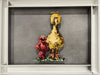PRE ORDER 'Elmo and Big Bird'. Sesame Street x Bromley, Framed Paper Tole 3D work. Edition of 5061.5 x 52cm