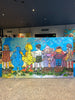 1. 'In Your Neighbourhood' David Bromley. Acrylic on canvas. 160 x 280cm