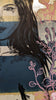 'Helen' David Bromley. Acrylic on canvas with silver leaf gilding. 150cm x 120cm.