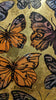 'Sunset Butterflies. David Bromley, Acrylic on canvas with gold leaf gilding. 150cm x 120cm.