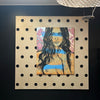 'Pania Rose' David Bromley, Acrylic on canvas with silver leaf gilding, 150cm x 120cm
