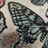 'Luminous Butterflies' David Bromley, Acrylic on canvas with silver leaf gilding, 150cm x 120cm