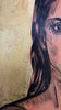 'Shelley I'. David Bromley. Acrylic on canvas with gold leaf gilding. 90cm x 60cm.