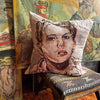 'Sundays' Linen Cushion by Bromley Studio. 60 x 60cm