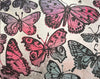 'Luminous Butterflies' David Bromley, Acrylic on canvas with silver leaf gilding, 150cm x 120cm
