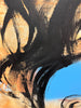 'Pania Rose' David Bromley, Acrylic on canvas with silver leaf gilding, 150cm x 120cm