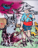 3. PRE-ORDER 'Searching For Adventure with Mr Wolf' David Bromley. High pigment print. Edition of 60.