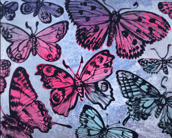 Hot Pink Butterflies