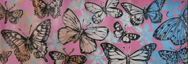 Butterflies on Pink