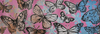 50. PRE-ORDER 'Butterflies on Pink' David Bromley. High pigment print. 50 x 110cm