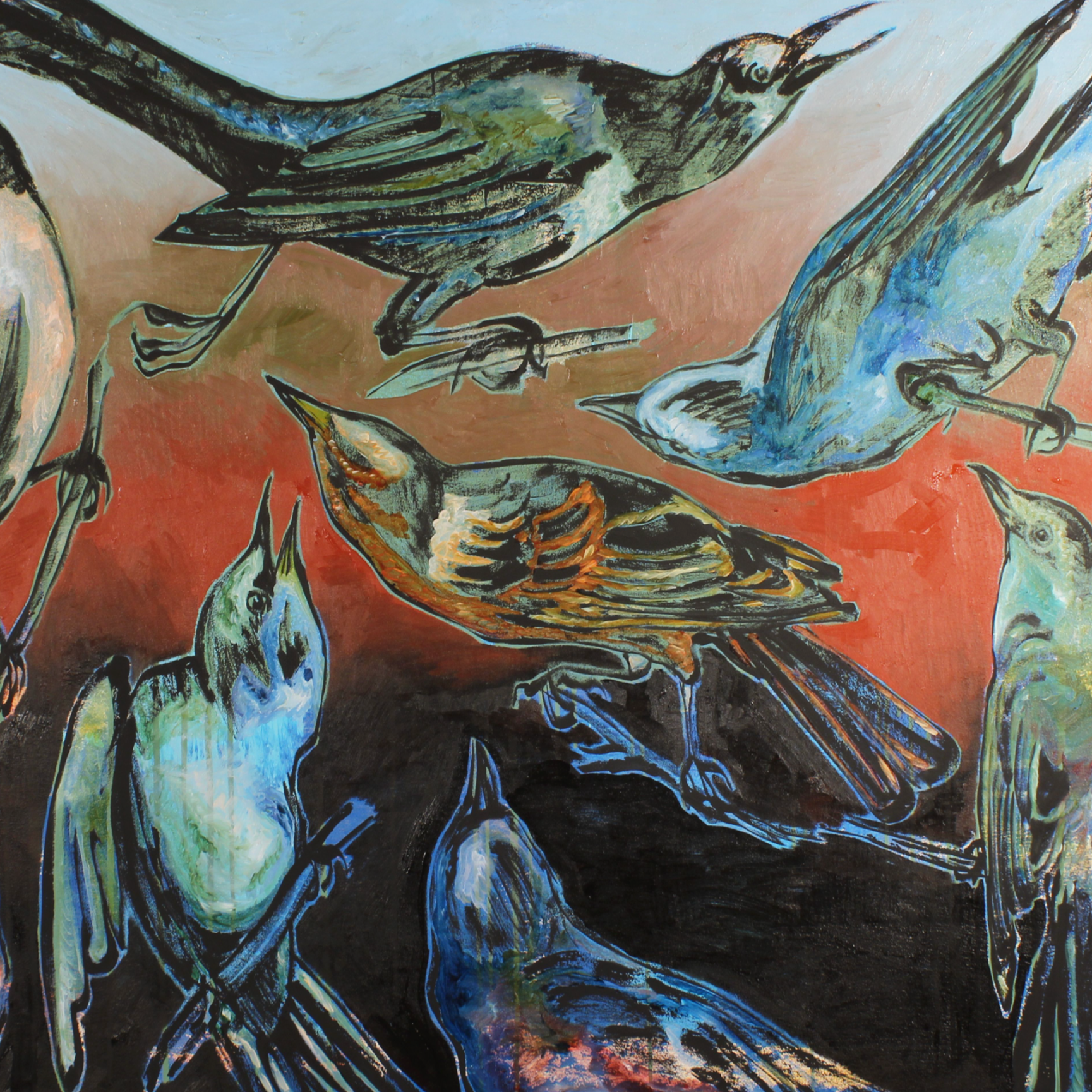 'Autumn Birds' David Bromley. High Pigment Print