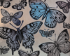 'Blue Butterflies' David Bromley. High Pigment Print