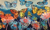 'Kaleidoscope Butterflies' David Bromley. High Pigment Print