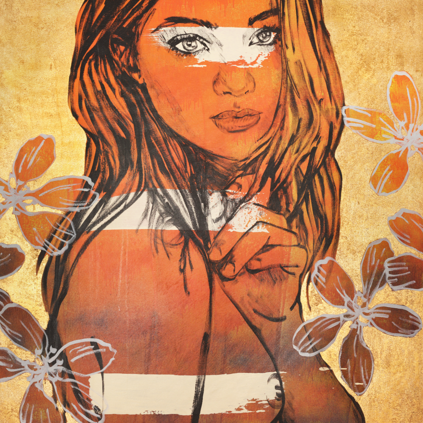 'Golden Rosie' David Bromley. High Pigment Print