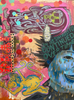 ‘Hey You? Who Me???’ Gorè. Acrylic on canvas. 120 x 270cm triptych (135 x 285.5cm frame size).