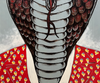 ‘Love’ Gorè. Acrylic on timber. 120 x 90cm (125 x 95cm frame size).