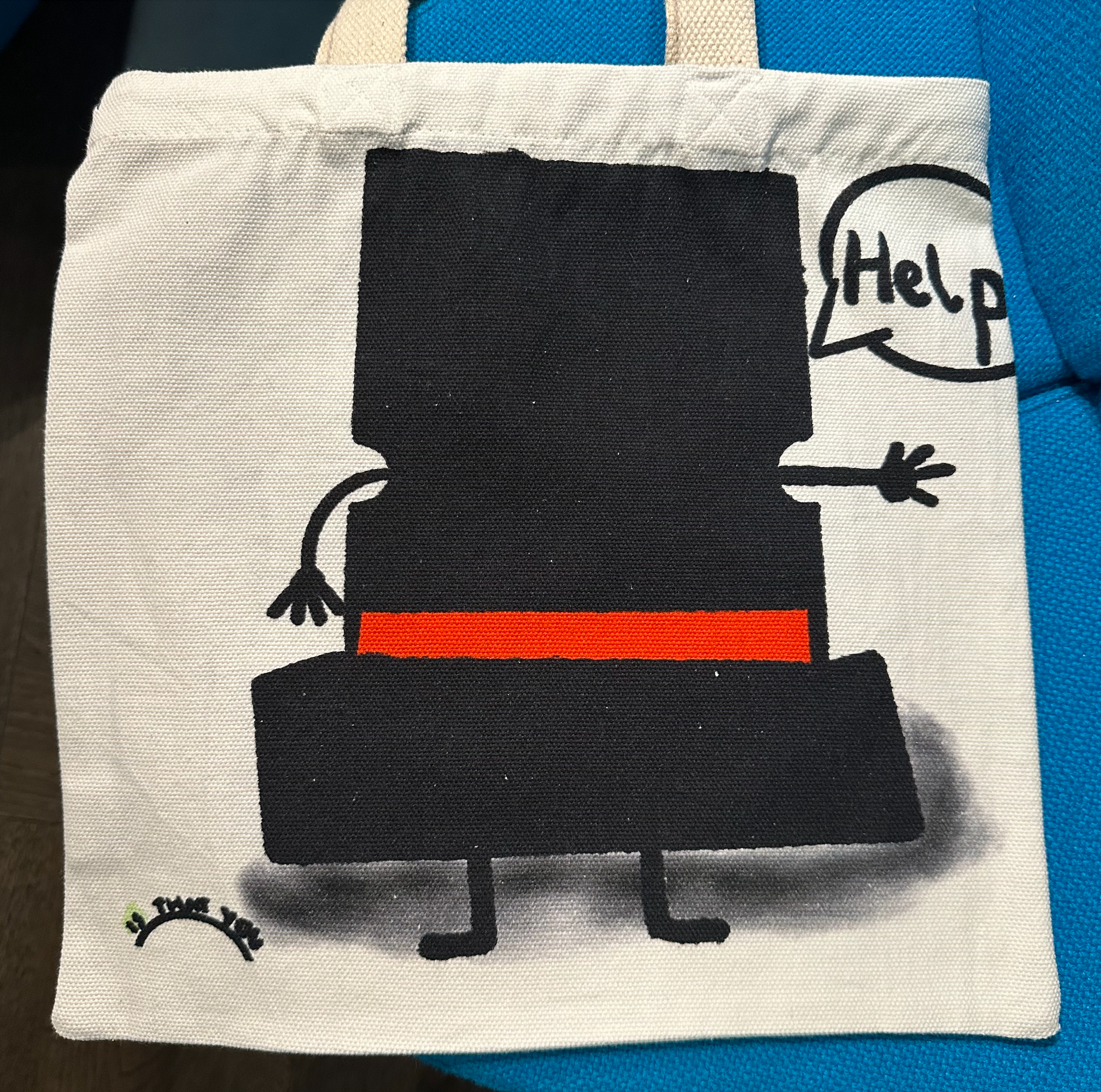 'Help' Mini Tote Bag IS THAT YOU by Wen Bromley