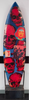 1. 'The Needle Deviates' David Bromley custom surfboard 180cm