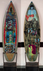 4. 'Iggy Sailor' David Bromley customised surfboard. 180cm