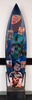 7. 'Stage Fright' David Bromley customised surfboard. 180cm