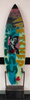 8. 'Wretched Excess' David Bromley customised surfboard. 180cm