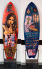 10. 'Amongst Nature' David Bromley customised surfboard. 180cm