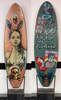 11. 'I Don't Know The Future' David Bromley customised surfboard. 200cm