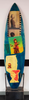 16. 'What the f**k does it have to do with me' David Bromley customised surfboard 187cm