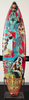 17. 'Captain Goodvibes' David Bromley customised surfboard. 185cm