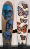 22. 'Between Two Eternities' David Bromley customised surfboard 195cm
