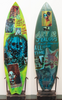 34. 'Art Is Jealous' David Bromley customised surfboard