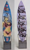40. 'By the beach and in the water' David Bromley customised surfboard
