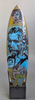 47. 'Adventures with Keef' David Bromley customised surfboard