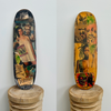 5. 'Misfits' David Bromley customised skateboard deck. 71 x 20cm